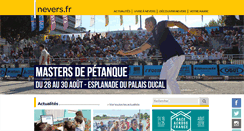 Desktop Screenshot of nevers.fr